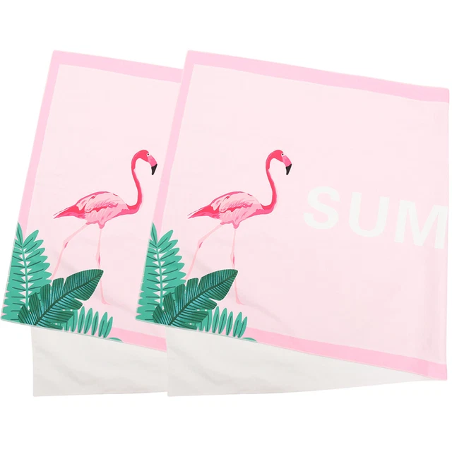 2 Pcs Beach Towel Quick Dry Bath Towels Microfiber Body Towel Absorb Water