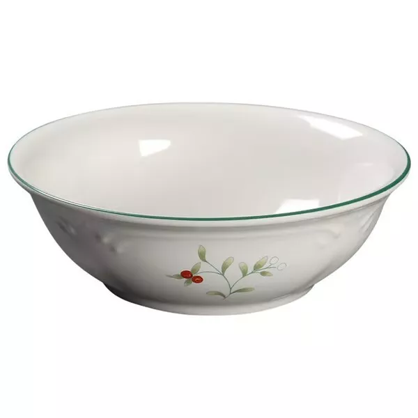 6 Pfaltzgraff Winterberry Soup Cereal Dessert Bowls 6" Holly Berry XMAS