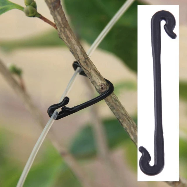 Durable Plastic Grafting Clip Fastener Plant Tendril Vegetable Clip(200pcs)