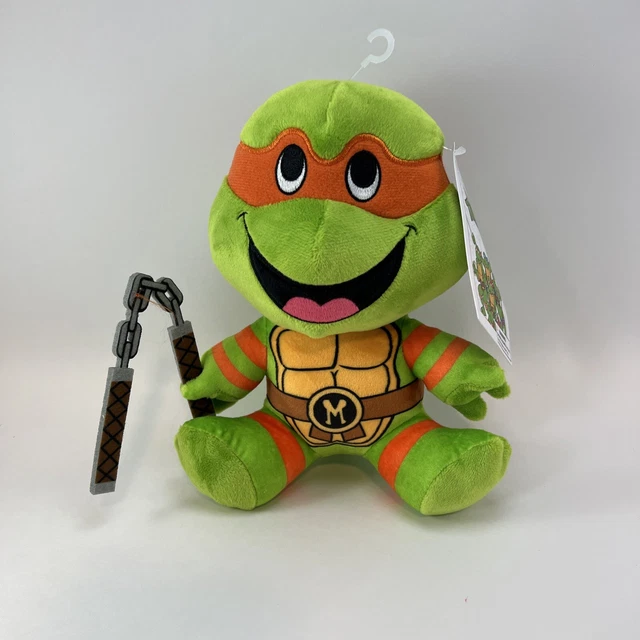 Kidrobot Teenage Mutant Ninja Turtles MICHELANGELO 8" Phunny Plush NECA New NWT