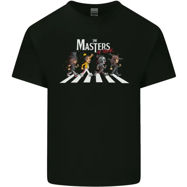 Masters of Rock Band Music Heavy Metal Mens Cotton T-Shirt Tee Top
