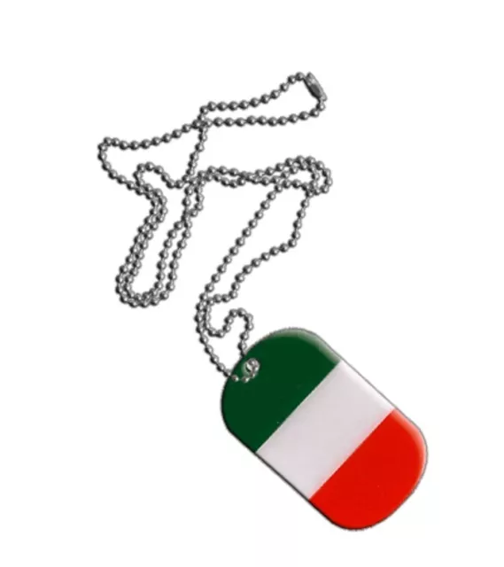 Dog Tag Fahne Flagge Irland DogTag 3x5cm Kette mit Anhänger