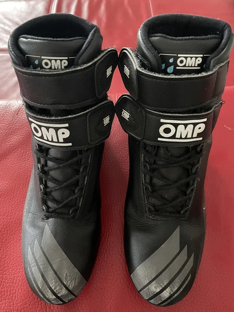 Scarpe Go Kart OMP in PELLE Bambino misura 34 Colore nero e griggio