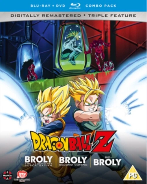 NEW Dragon Ball Z Movie Collection 5 - The Broly Trilogy Blu-Ray [2018]