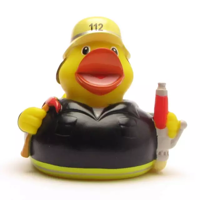 Bath duck firefighter squeak duck 112 rubber duck squeak duck duck duck 3