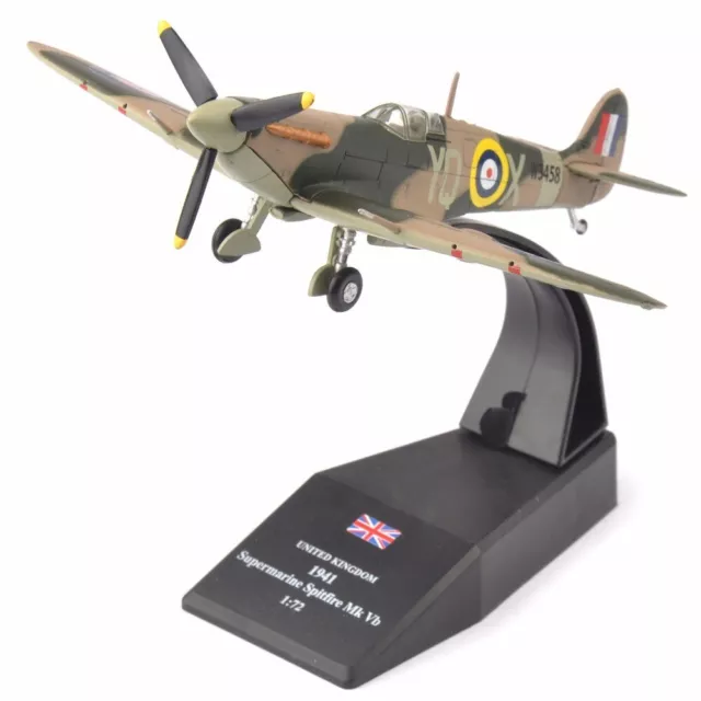 1/72 Scale 1941 Supermarine Spitfire Aircraft Model Plane Toy