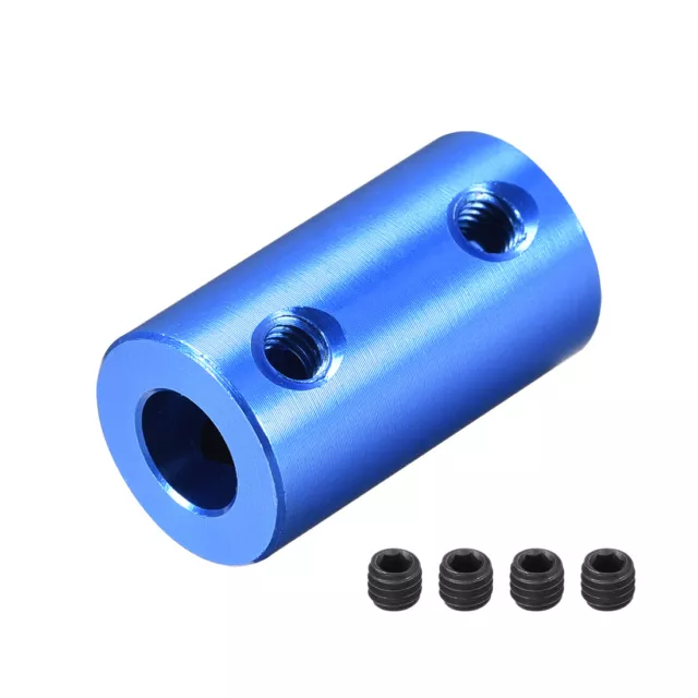 4mm à 7mm Vis L25XD14 Arbre Coupleur Connecteur Moteur Bleu Foncé