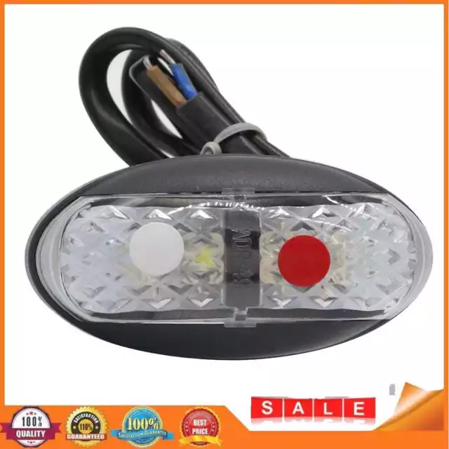 Red+White LED Side Marker Light Clearance Lamp for Truck Trailer Caravan Bus