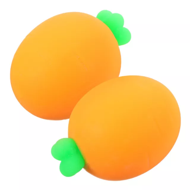 2 Pcs Carrot Toys Squeeze Toy Carrot Squeeze Stress Toys Squeeze Toy Carrot