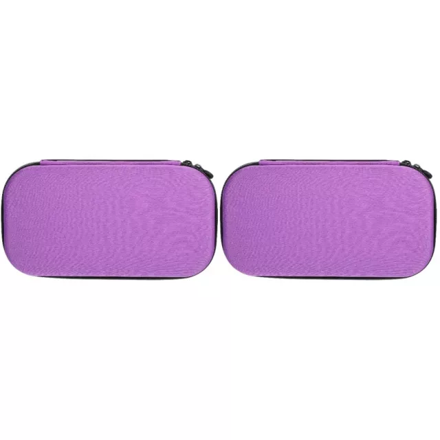 2 PCS Purple Stethoscope Case Nurse Travel Tote Bag Auscultator Protective