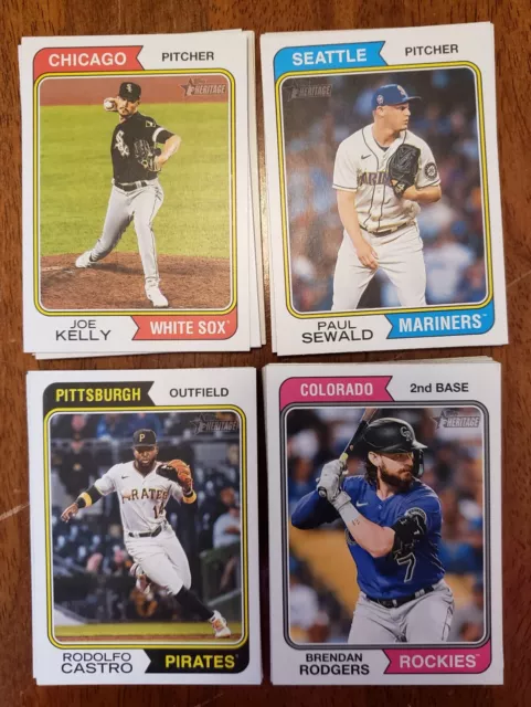 2023 Topps Heritage Baseball Short Prints #401-500 SP - You Pick