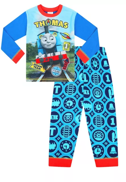 Kids Thomas The Tank Engine Pyjamas 1 to 5 Years Boys Thomas PJs W19