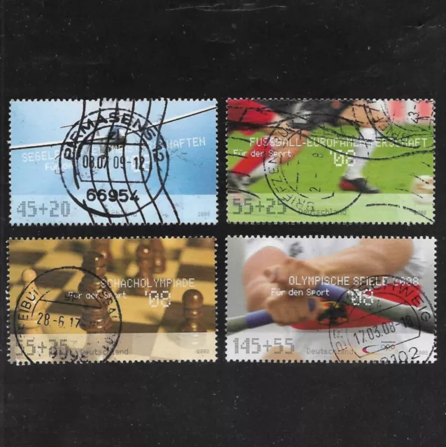 Briefmarken BRD / Bund 2008 Michel-Nr. 2649 bis 2652 gestempelt