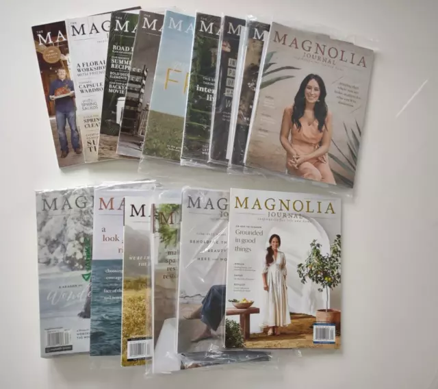 Magnolia Journal Ausgaben 2-15 und 17-24