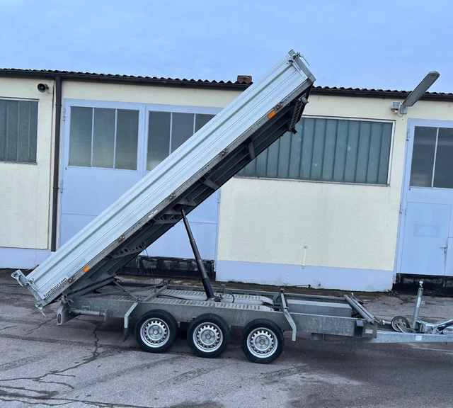 Humbaur Tridem HTK 3500.41 3-Seiten Kipper Anhänger 3,5 Tonnen Humbaur Tridem HTK 3500.41 3-Seiten Kipper Anhänger 3,5 Tonnen