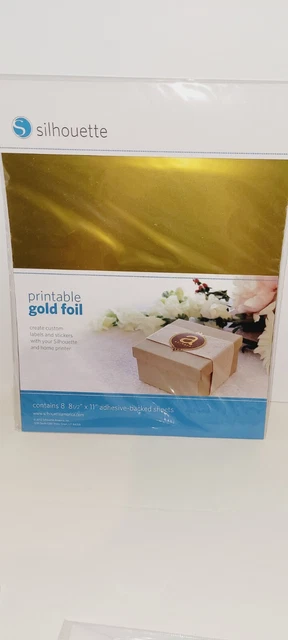 SILHOUETTE PRINTABLE ADHESIVE Foil 8 5 X11 8 Pkg Gold 14 42 PicClick silhouette-printable-adhesive-foil-8-5-x11-8-pkg-gold-14-42-picclick