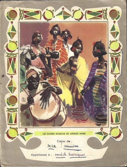 Protége-cahier Parfum Edith Danses Rituelles Afrique Noire
