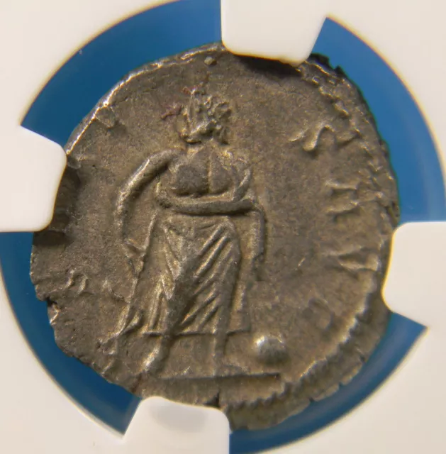 Römische gallische Münze Postumus AD 260-269 AR Doppeldenar NGC XF 4/s 4/s 2