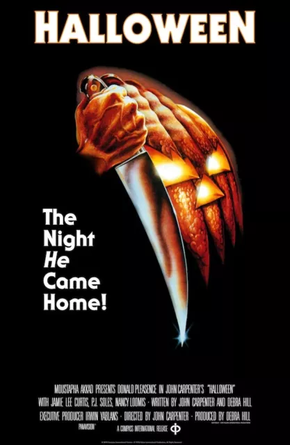 Halloween John Carpenter Jamie Lee Curtis Pleasence Movie Poster 24X36 NEW  HALL
