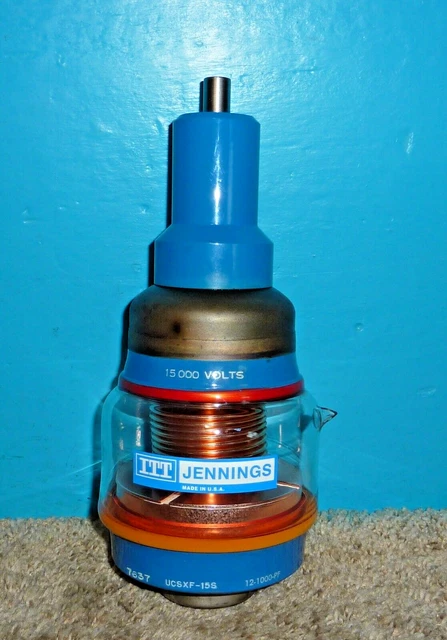 ITT Jennings UCSXF-15S Vacuum Variable Capacitor 12-1000pf 15kV Excellent Cond