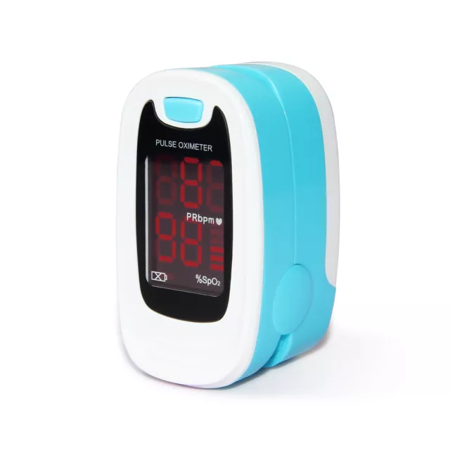 3 colors Pulse oximeter Portable blood oxygen meter heart rate Spo2 pr CMS50M 2