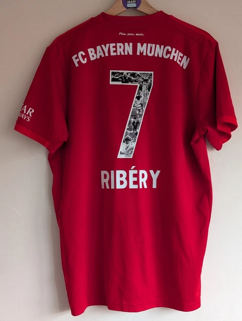 2012-13 BAYERN MUNICH - Ribery #7 L/S Away (S) Shirt Jersey Maglia
