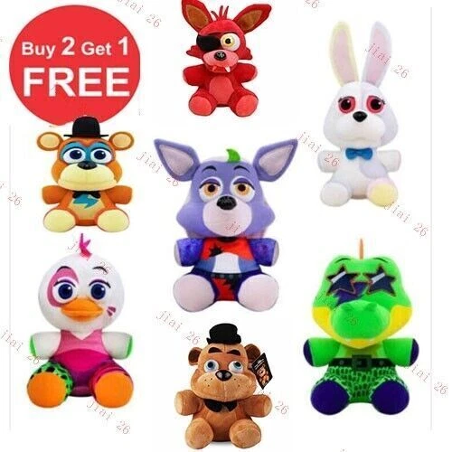 FNAF FIVE NIGHTS at Freddy's SECURITY BREACH Plush Doll toy Adult Kids ...