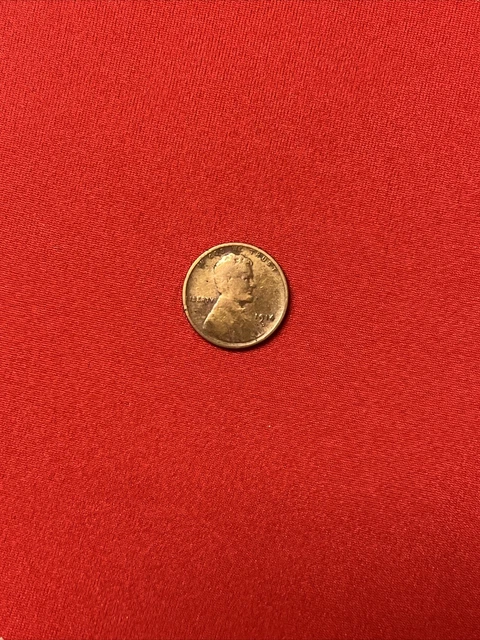 1914-D Denver Mint Copper Lincoln Wheat Cent,Cleaned ,Key Date