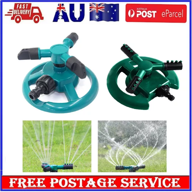 Auto Rotating Watering Grass Lawn Irrigation System 360 Degree Garden Sprinkler