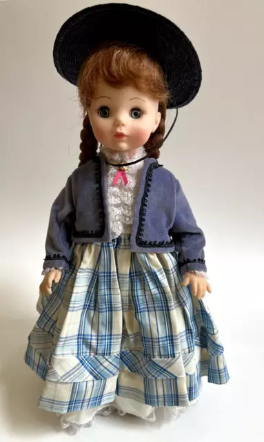 Madame Alexander Anne of Green Gables 14" Doll #1530 with Kaiser Stand, Mint