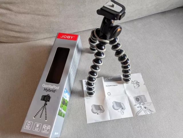 Joby Gorillapod  Trépied Flexible avec Rotule intégrée et bulle niveau, Max 1 Kg