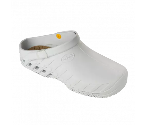 Scholl Clog Evo con Tecnologia Memory Cushion Unisex Colore Bianco Taglia 44-45