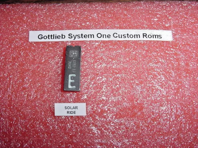 Gottlieb Pinball System 1 MPU, Solar Ride Game Prom, Shipped Quick!