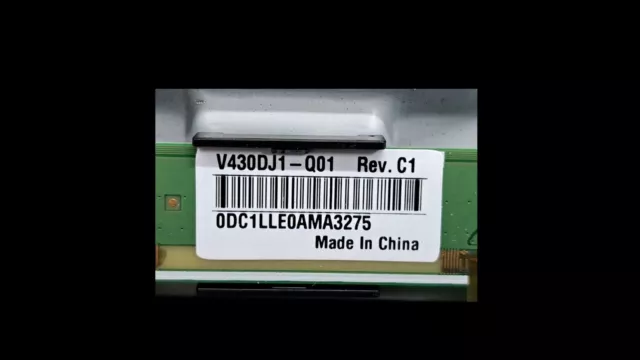 V430DJ1-Q01 pannello lcd per TCL 43P615 (open-cell)