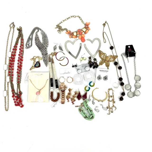 Jewelry Lot Modern Fashion Chicos J Crew Stella Dot 30 Piece Earrings Necklace