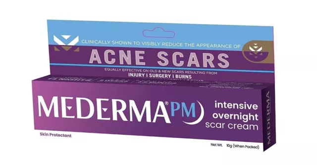 Mederma PM Intensive Overnight Scar Cream Reduces Old & New Scars 10g