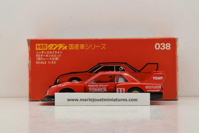 Tomica Dandy 1/43 – Nissan Skyline 2000 RS Grise, état Neuf Avec Boîte