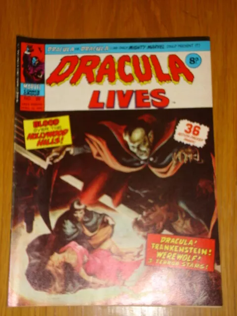 Dracula Lives #25 1975 April 12 British Horror Comic