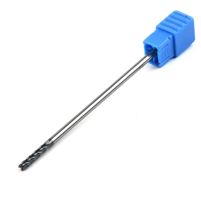 1pc 100mm Straight 3mm Shank 4-Flutes End Mill HRC45 Metalworking CNC DIY Tool