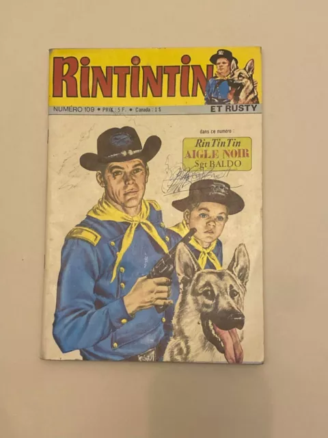 MENSUEL RINTINTIN ET RUSTY n°109 - SERGENT BALDO - 1979