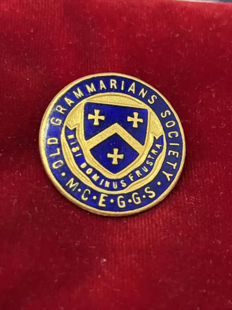Vintage Melbourne Girls Grammar Old Grammarians Mceggs Badge Pin Private School