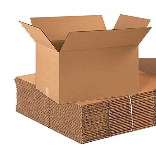 22x14x12 Corrugated Boxes, Medium, 22L x 14W x 12H, Pack of 20