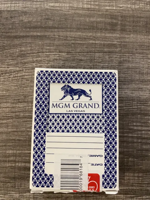 MGM Grand Las Vegas Deck Of Playing Cards