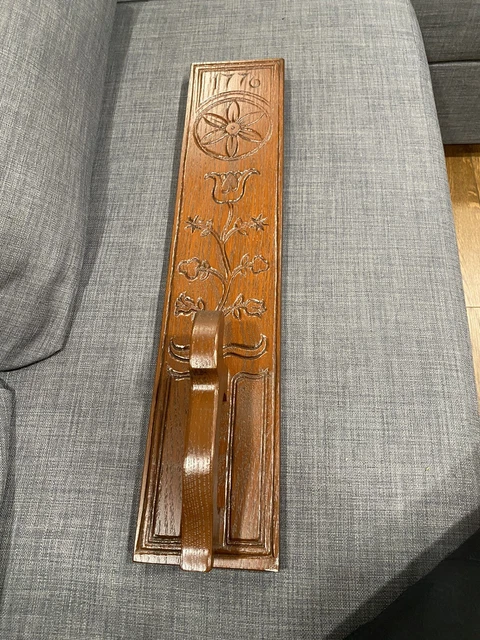 Tell City Chair Company Oak Pressing Board 1776 floral design
