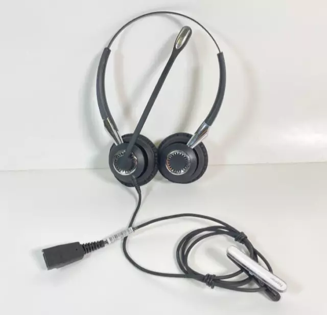 Jabra Biz 2400 II Duo Ultra-Noise-Canceling Headset, Schwarz