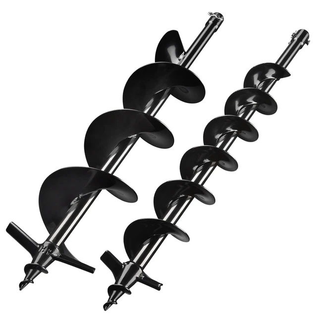 Yescom 4" 6" Earth Auger Bit Kit Fence Post Hole Digger Drill Bit for Gardening