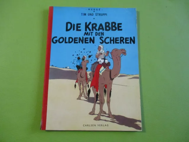 Tim und Struppi  Krabbe mit den goldenen Scheren Carlsen 1. Aufl  1967
