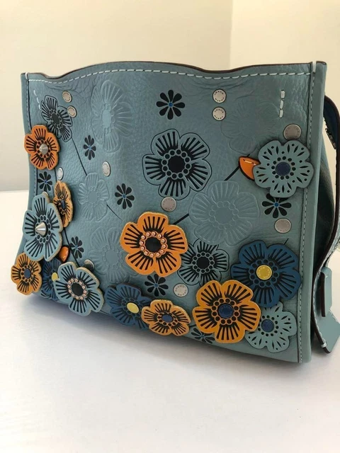 Coach Rogue 25 Tea Rose Steel Blue 10512 Hand Bag Leather Used From Japan  £630.26 - Picclick Uk