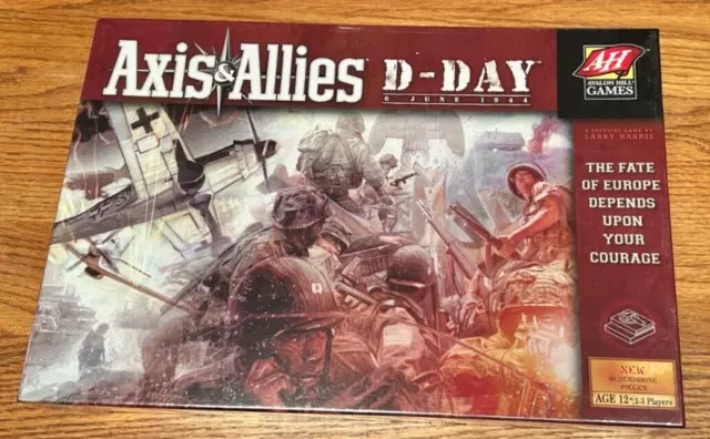 Axis & Allies D-Day Avalon Hill Board Game Excellent Condition Complete