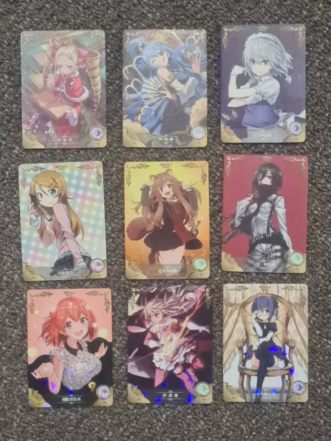 Holo Anime Trading Cards Goddess Story TCG 